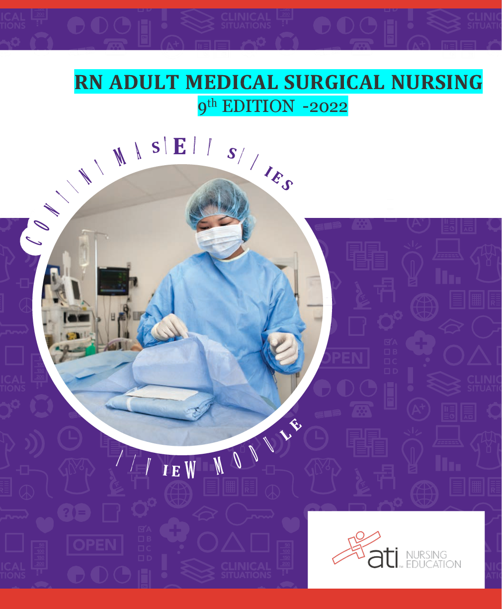 Preview of RN ADULT MEDICAL SURGICAL NURSING 9th EDITION -2022